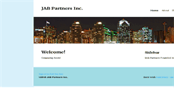 Desktop Screenshot of jabpartners.com